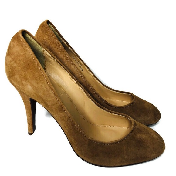 J. Crew Shoes - NEW J Crew camel light brown heels pumps suede 8.5